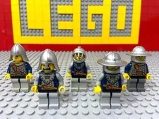 Lego Castle Series Minifig Soldier Knight Crown Knight Set Without Baseplate