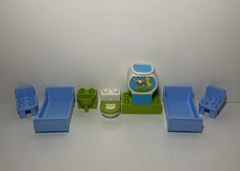 Lego Duplo Item Kid's Bed Blue & Green Child