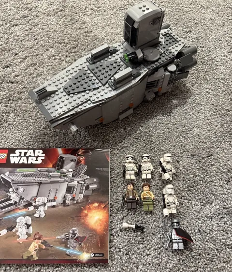 LEGO Star Wars: First Order Transporter (75103) W/  Minifigures & Instructions