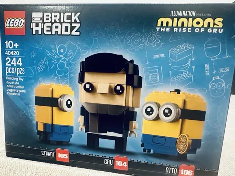 LEGO 40420 BrickHeadz Minions: Gru, Stuart and Otto (244 pieces) Sealed BNIB
