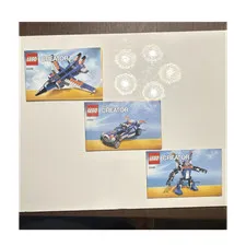 LEGO Creator Thunder Wings 31008 Illustrated Instruction Manual Booklet Multi
