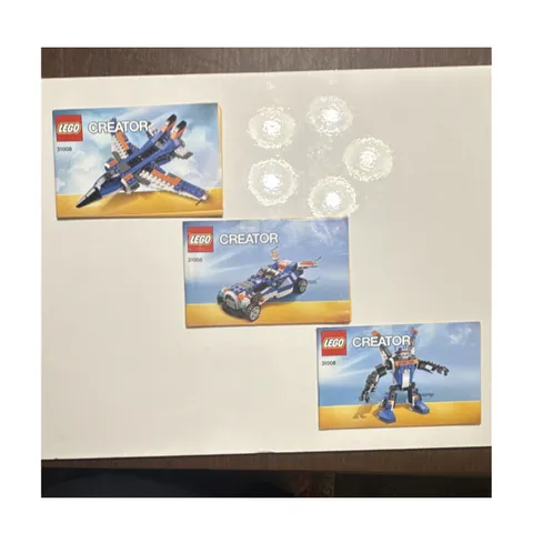 LEGO Creator Thunder Wings 31008 Illustrated Instruction Manual Booklet Multi