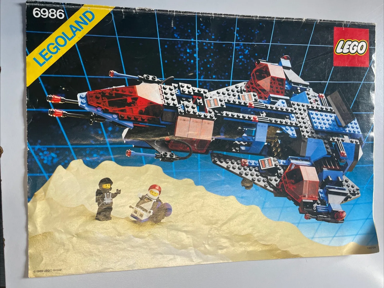 Lego 6986 Vintage Mission Commander Space Police Instructions