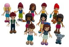 Lego Minifigure Mixed Lot Of 12 Lego Friends
