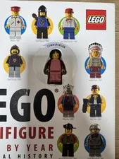LEGO Classic Red Townsperson Minifigure Sealed DK Book Exclusive Vintage