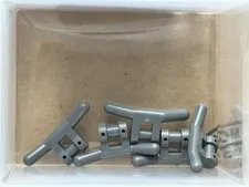 LEGO Parts - Dark Bluish Gray Minifigure, Utensil Handlebars - No 30031 - QTY 5