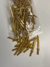 Lego Ninjago Pearl Gold Katana Sword Lot (Count 25)