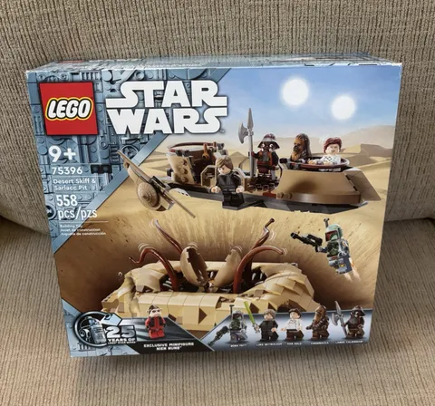 Lego 75396 Desert Skiff & Sarlacc Pit Star Wars Set Retired NEW in Box Sealed