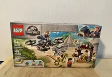 LEGO Jurassic World Dilophosaurus on the Loose 75934, 168 Pieces, Ages 6+, Box