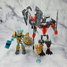 Lego Bionicle Mask Maker vs. Skull Grinder 70795 Complete No Box No Instructions