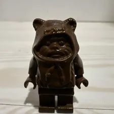 LEGO Minifigure Wicket Ewok Solid Brown Hood No Paint sw0050 7139-1