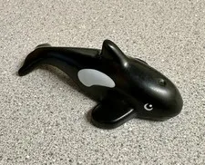 Lego Duplo Black & White Orca Killer Whale Figure