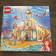 LEGO Disney Princess: Ariel's Underwater Palace (43207) NIB. Sealed, Retired