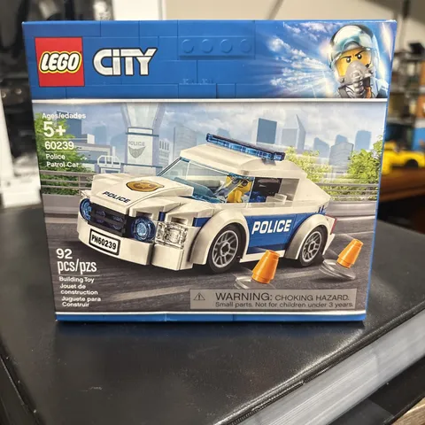 LEGO City 60239 Police Patrol Car NEW Sealed Box Has Wear on bottom. See pics