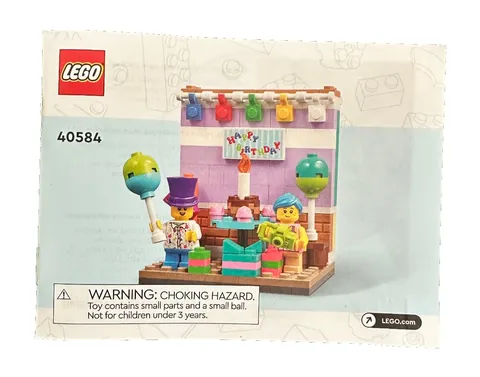LEGO Happy Birthday Diorama BUILDING INSTRUCTION MANUAL ONLY 40584
