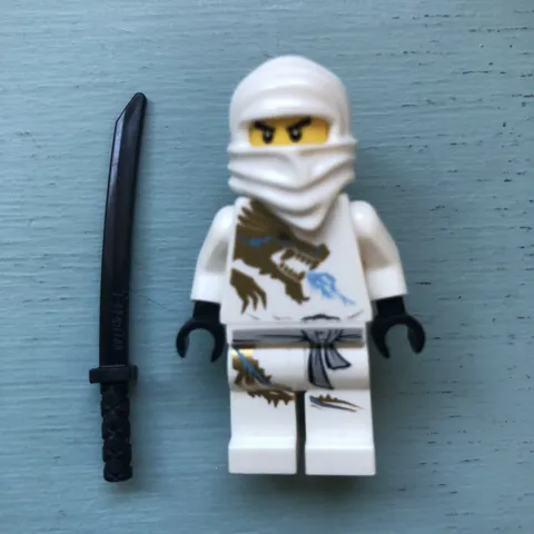 LEGO® Ninjago Zane DX Minifigure White Dragon njo0018 Retired 2171 2260 Exc Cond