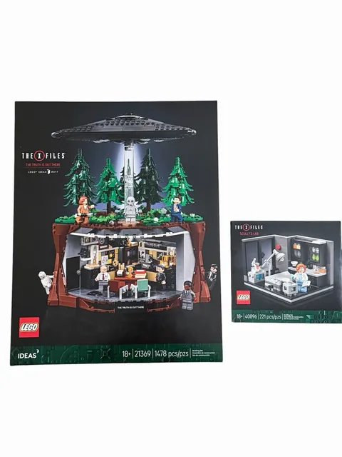 Lego Ideas The X-Files (21369) + Scully's Lab (40896) New Sealed