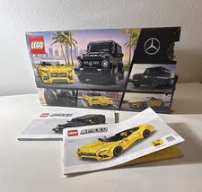 LEGO Speed Champions 76924 Mercedes-AMG G 63 & SL 63 Open Box Missing 1 Rim