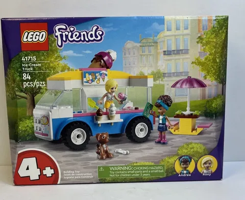 Lego Friends Heartlake City Ice Cream Truck Set 41715 Brand New