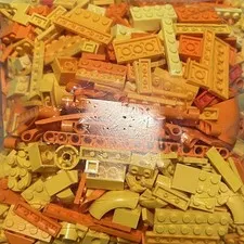 Lot Of 170+ Lego Random Yellow And Orange Parts Pieces Bricks Sorted NEW LEGO