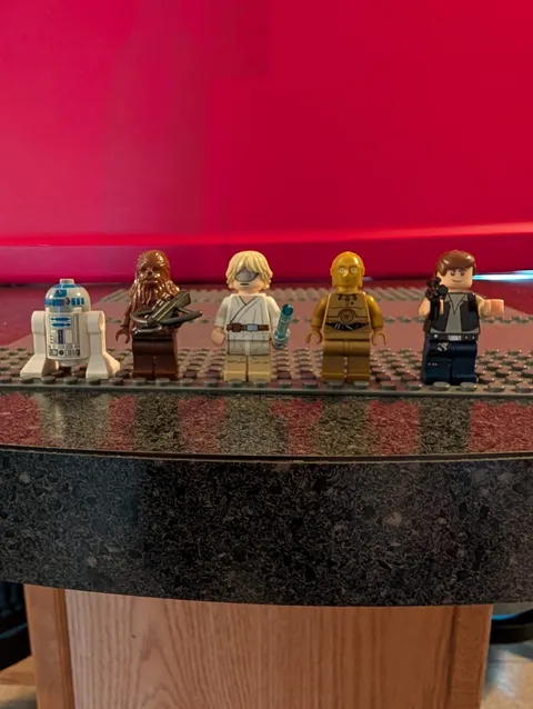 LEGO Star Wars Hero Minifigure Lot 5-Pack: Luke Han Chewbacca C-3PO R2-D2 