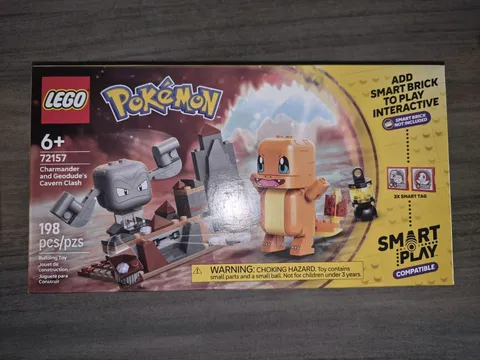 LEGO POKEMON #72157 CHARMANDER & GEODUDES CAVERN CLASH SMART PLAY 198 PCS New