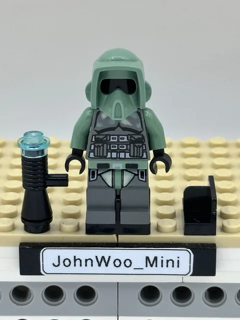 2005 LEGO Star Wars Kashyyyk Clone Scout Trooper Minifigure sw0131 (EX Cond)