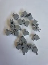 LEGO ® 1x1 brick with clip 20 pieces (60475b) dark gray