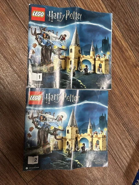 LEGO Harry Potter 75953 Whomping Willow Instruction Manuals Books 1 & 2 Only
