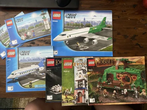Lego Lot Of 7 Assorted Instruction Booklets *INSTRUCTIONS ONLY*