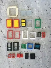 VINTAGE Lego Lot - Windows ~ Doors ~ Shutters ~ Panels ~ Drawers ~ City~ Town