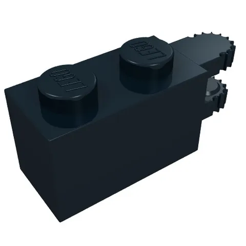 5x LEGO® Part 30540 - Hinge Brick 1 x 2 Locking with 2 Fingers Horizontal End