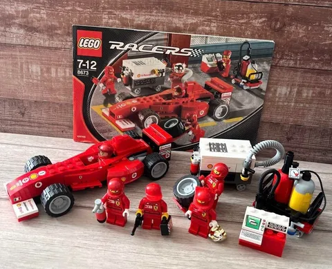 LEGO 8673 Racers Ferrari F1 Fuel Stop 2006 Scuderia Trackside Sealed Box