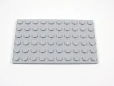 LEGO Light Bluish Gray 6x10 Plate S6
