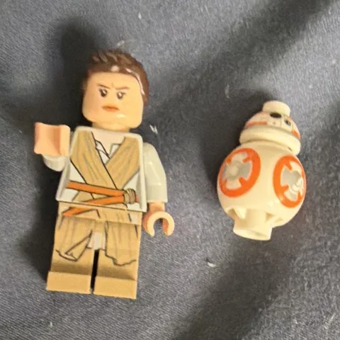 LEGO Star Wars Rey and BB-8 Droid Minifigures Lot of 2