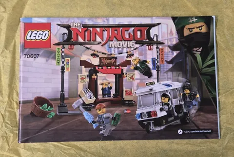 LEGO 70607 THE NINJAGO MOVIE - INSTRUCTION MANUAL ONLY