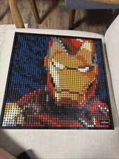 LEGO Art Iron Man Set 31199 - No Box Or Instructions - Retired Set