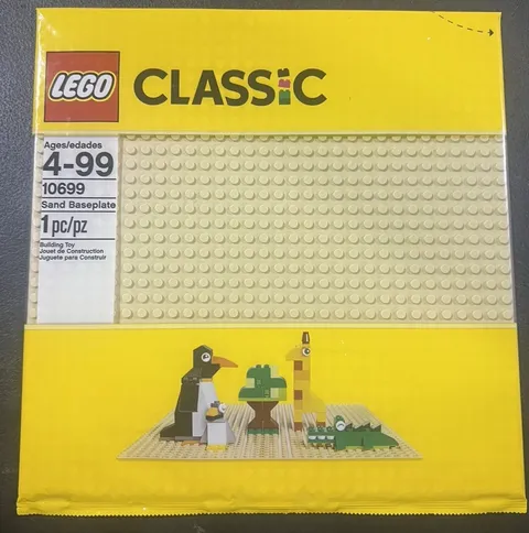 LEGO Classic: Sand Baseplate (10699) Beige 32 v 32 * New * 1 Pcs *