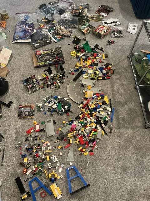 LEGO & Mega Bloks Bulk Lot Building Blocks/ Hobbit &Teenage Ninja Turtles Legos