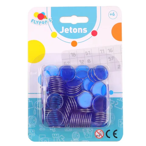 Magnetic Tokens Lottery Game 141122LIN Random Color Plastic 2...