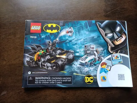 LEGO Instruction Manual ONLY LEGO 76118 Batman Batcycle Battle Mr Freeze Booklet