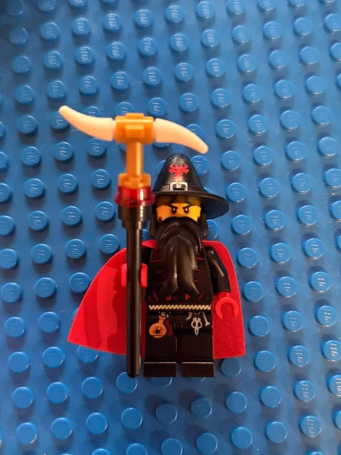 Dragon Wizard 70403 Staff Cape Beard Castle LEGO Minifigure Mini Figure