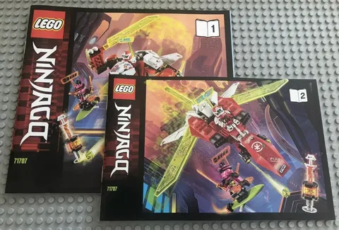 LEGO 71707 Ninjago Instruction Booklet 1 And 2 Manual