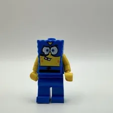 LEGO Sponge Bob Square Pants Super Hero Minifigure Pre-owned No Cape
