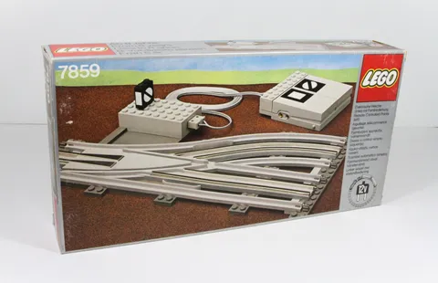 New Lego Set 7859, Remote Controlled Points Left 12v, Vintage 1980
