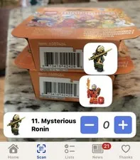 Lego Mini Fig Series 29 Mysterious Ronin and Bionicle Cosplayer Sealed