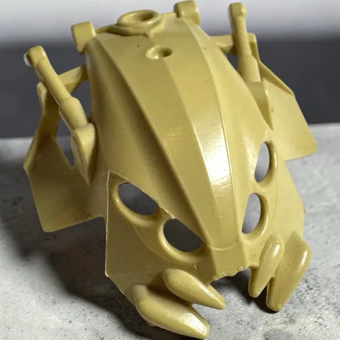 LEGO 1x TAN BIONICLE MASK ZESK Part #64324 from set 8977