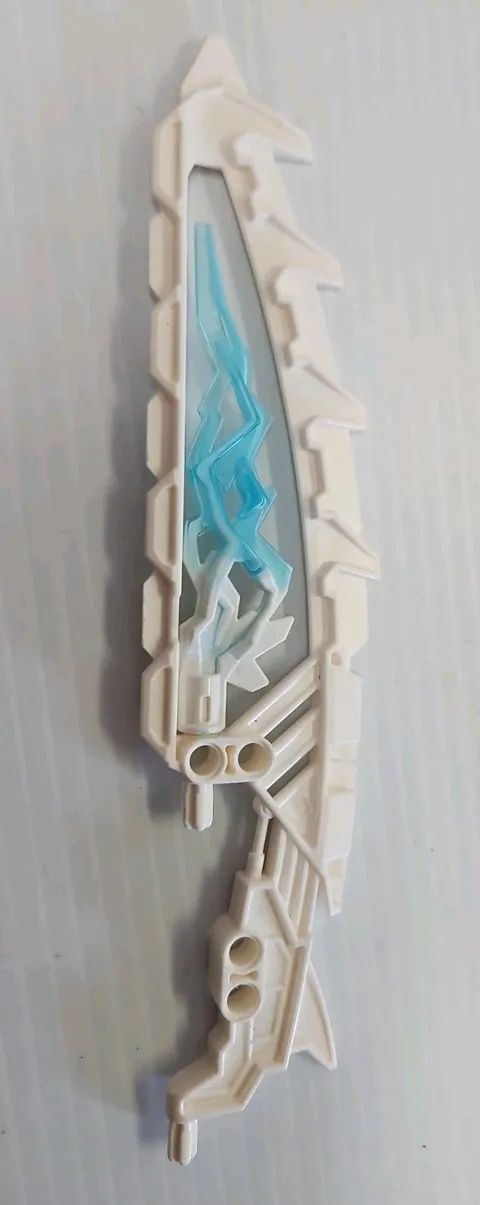 Lego Bionicle White Frost Blade Replacement, 70788 Kopaka Master Of Ice (Bk13)