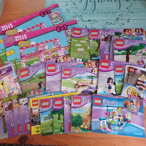 Lot Of 25-30 Lego Friends Instruction Booklets Manuals - BOOKS ONLY
