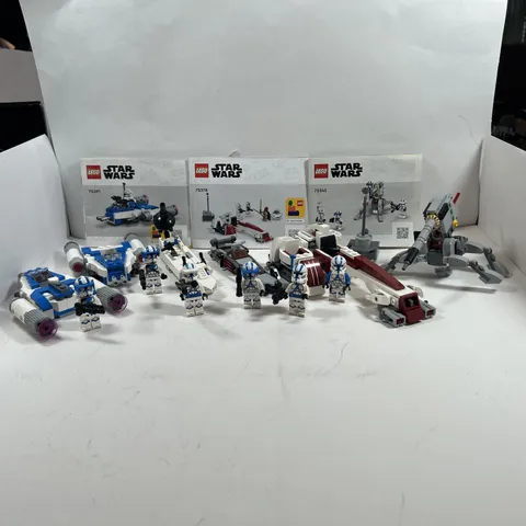 LEGO Star Wars Lot: 501st Clone Troopers Battle Pack (75345), 75378, 75391 READ